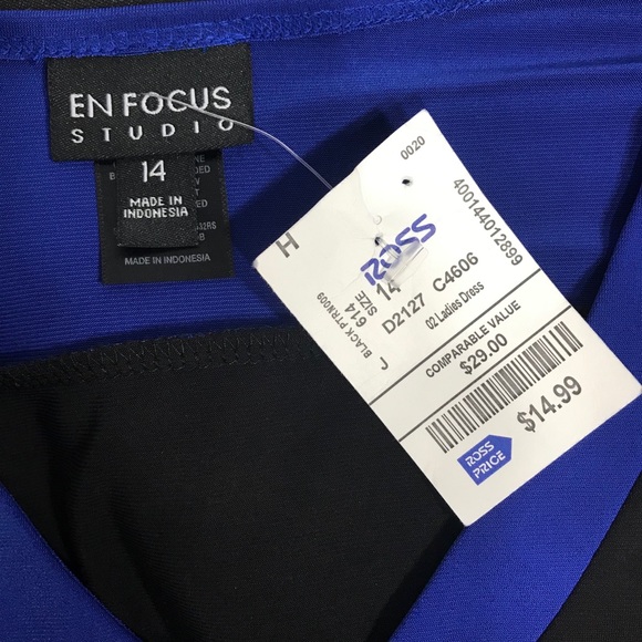 Enfocus Studio Size 14 short sleeve dress - Picture 3 of 4
